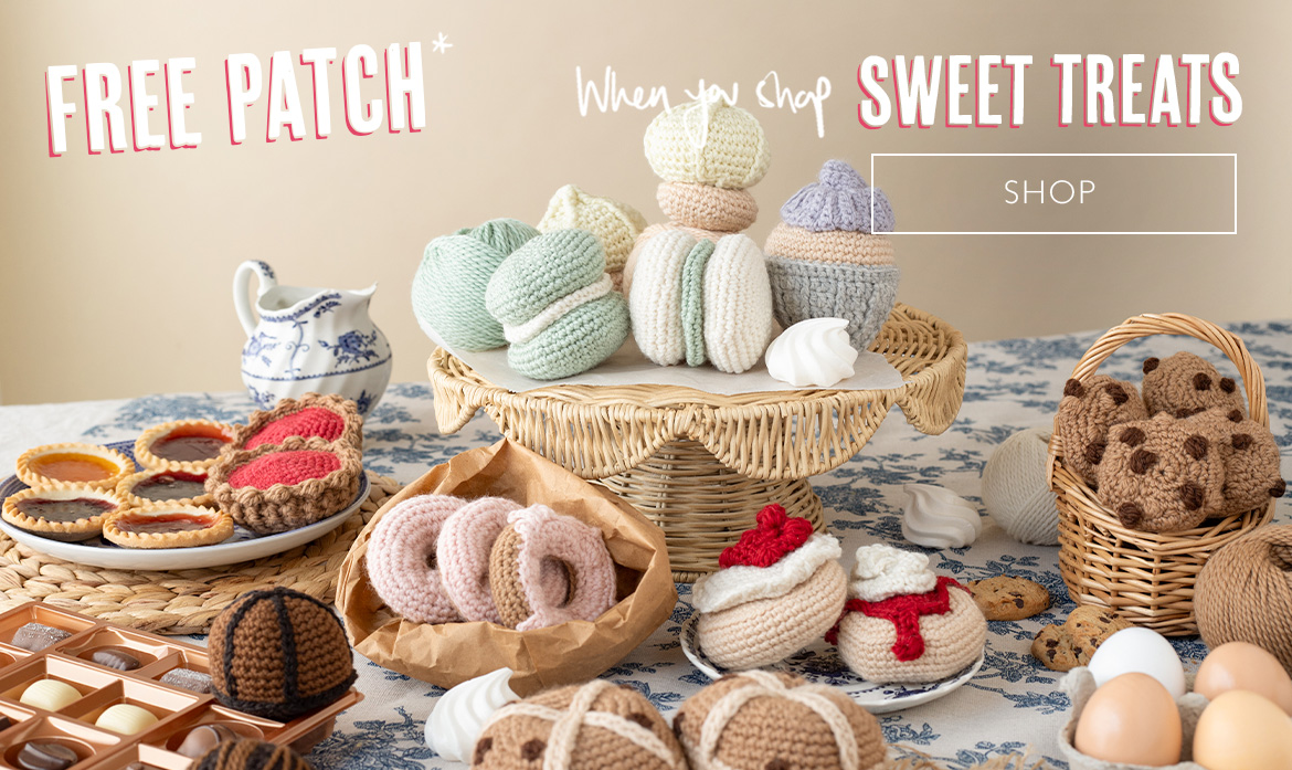 Free patch sweet treats shop crochet gourmet toft